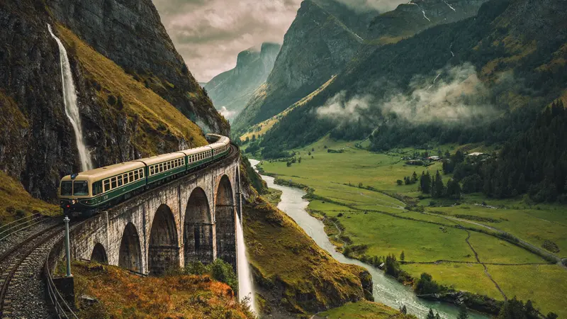 Viking Village, Nærøyfjord Cruise & Flåm Railway